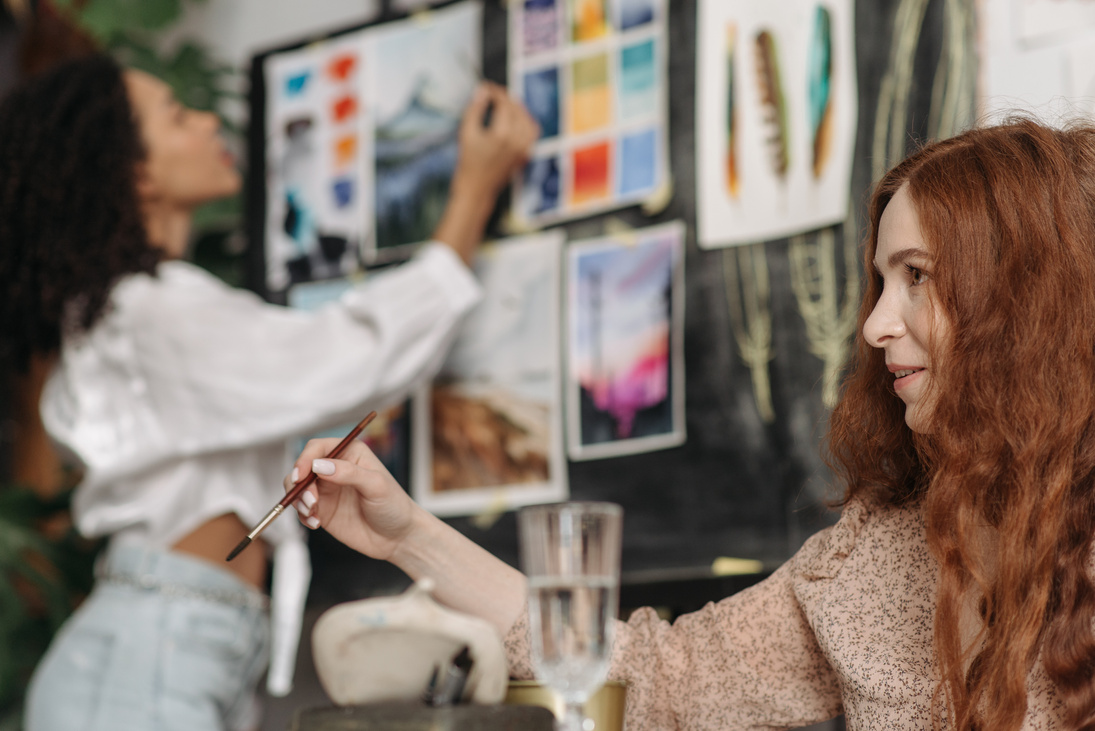 Women in a Painting Workshop